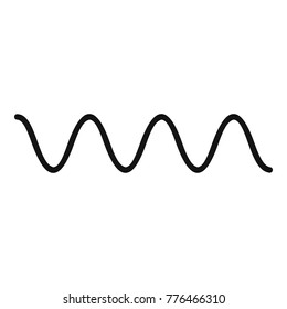 Equalizer electronic icon. Simple illustration of equalizer electronic vector icon for web
