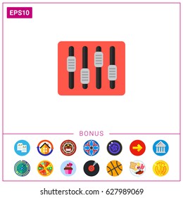 Equalizer equipment icon