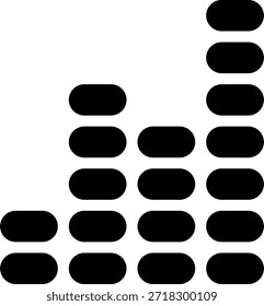 Entzerrer Glyphe Symbol Illustration Vektor