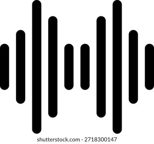 Entzerrer Glyphe Symbol Illustration Vektor