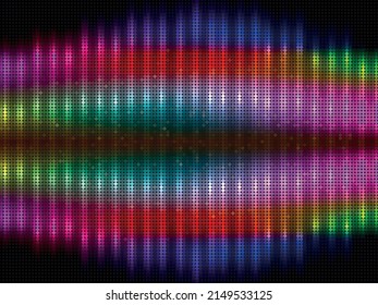 Equalizer-Grafik-Digitalklangspur
Neon - Audio-Tonskala für elektronisches Ausgleichgerät