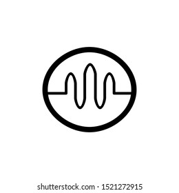 Equalizer icon. Audio sound symbol. Volume sign