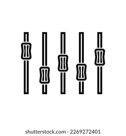 equalizer icon, audio vector, volume illustration