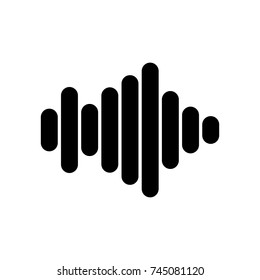 Equalizer icon , black sign design