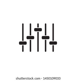 equalizer icon design template. Trendy style, vector eps 10