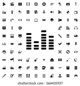 equalizer icon illustration isolated vector sign symbol