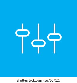 equalizer icon illustration isolated vector sign symbol