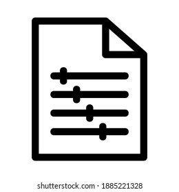 equalizer icon or logo isolated sign symbol vector illustration - high quality black style vector icons
