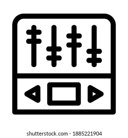 equalizer icon or logo isolated sign symbol vector illustration - high quality black style vector icons
