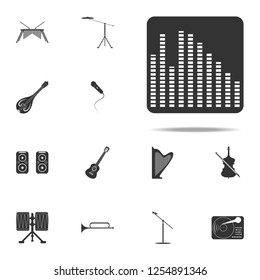 equalizer icon. Music Instruments icons universal set for web and mobile