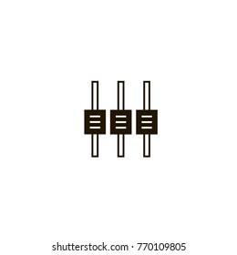 equalizer icon. sign design