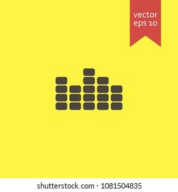 equalizer. equalizer icon. sign design. Vector EPS 10