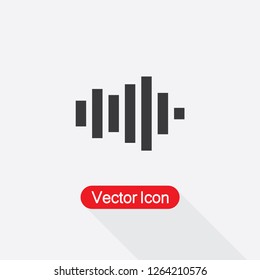 Equalizer Icon, Sound Icon Vector Illustration Eps10