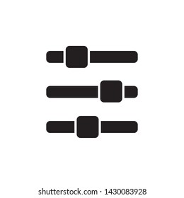 equalizer icon vector design template