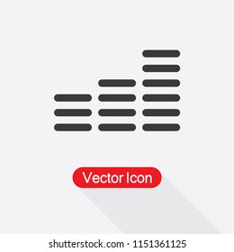Equalizer Icon Vector Illustration Eps10
