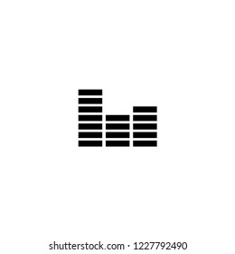 equalizer icon. equalizer vector illustration on white background for web and apps.