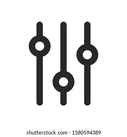 Equalizer icon vector logo symbol illustration EPS 10