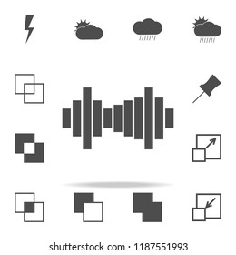equalizer icon. web icons universal set for web and mobile