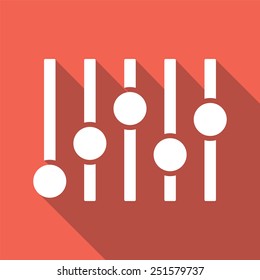 equalizer icon.vector illustration.