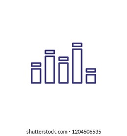 Equalizer line icon. Mixer, beat, amplifier. Volume concept. Vector illustration can be used for topics like music audio, recorder