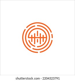 equalizer logo design vector sign