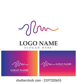 logotipo de ecualizador y diseño de símbolos