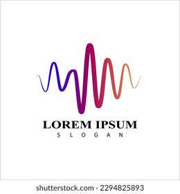 logotipo de ecualizador y diseño de símbolos