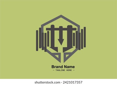 Equalizer and M Logo can be used for company, icon, and others.