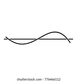 Equalizer meter icon. Simple illustration of equalizer meter vector icon for web