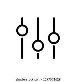 equalizer mixer volume music icon