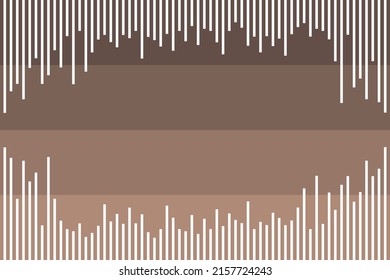 Ecualizador, diseño de fondo de vectores de línea conceptual de música. Ilustración de textura de línea blanca. Diseño de plantilla de fondo.