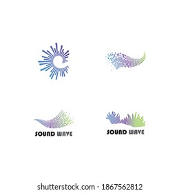 equalizer music sound wave circle vector symbol icon design. Beautiful illustration isolated on white background