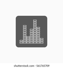 equalizer music sound wave icon