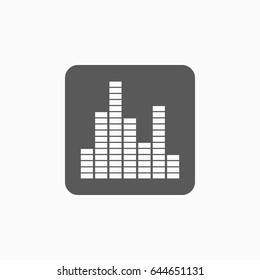 equalizer music sound wave icon
