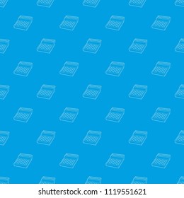 Equalizer pattern vector seamless blue repeat for any use