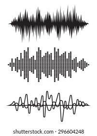 Equalizer pulse heart beats cardiogram vector illustration