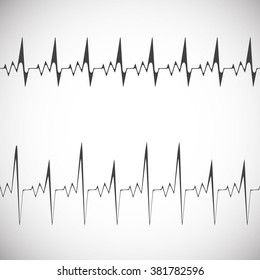 equalizer, seamless musical bar. white background