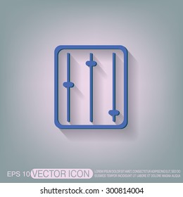 equalizer sign.
