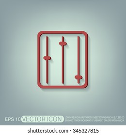equalizer sign.
