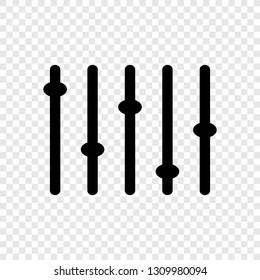 Equalizer, slider icon