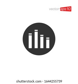 Equalizer Sound Icon Design Vector
