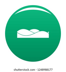 Equalizer sound tune icon. Simple illustration of equalizer sound tune vector icon for any design green