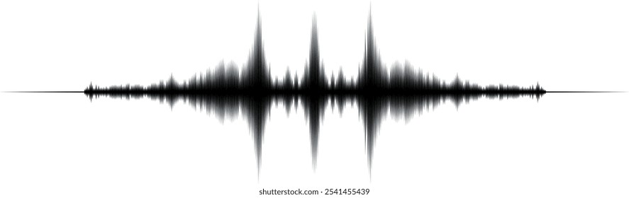 equalizer sound wave stripes black no background