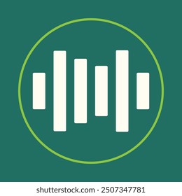 Equalizer trendy Symbol meisterhafte abstrakte Vektorgrafik bunte Kunstwerk schöne design.eps