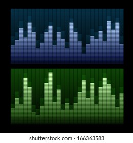 Equalizer vector background