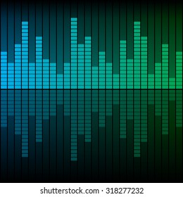 Equalizer vector background.