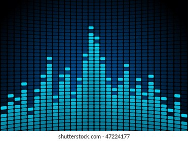 Equalizer vector background