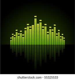 Equalizer vector background