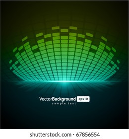 Equalizer vector background