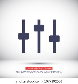 Equalizer Vector icon